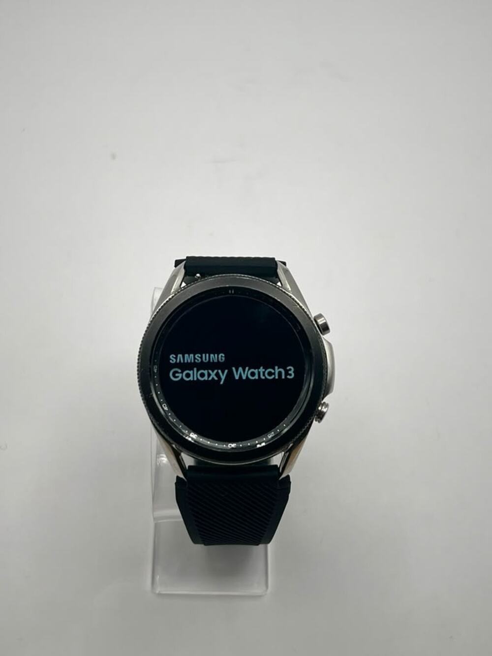 Samsung Galaxy Watch3 SM-R840 45mm 8GB Silver Dial Black Band Stainless steel